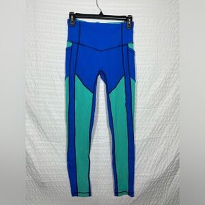 Lululemon High Waisted Multicolor Blue Leggings Size 6